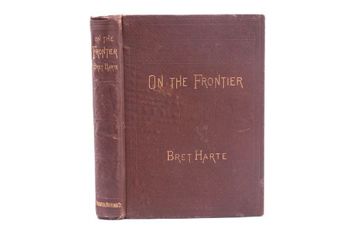 1884 1st Edition On the Frontier by Bret Harte