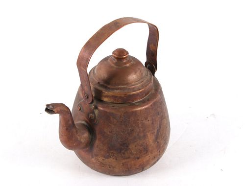 Early 20th Century OPA Copper Tea Kettle