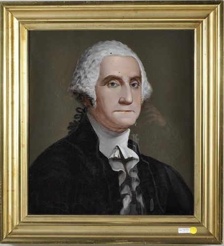 Eglomise Painting George Washington