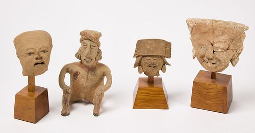 Lot 4 Pre Columbian Pottery Figures