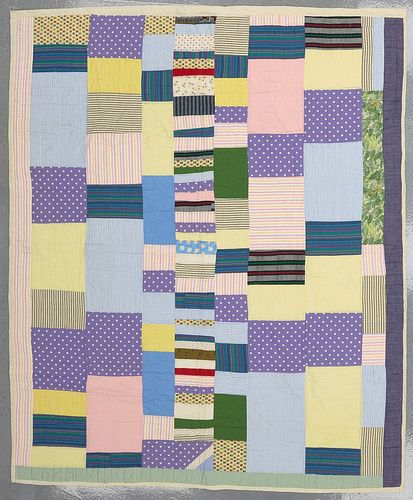 Abstract Modernist Vintage Quilt