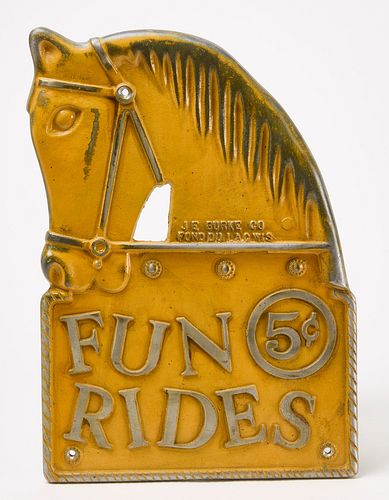 Fun Rides Horse Sign