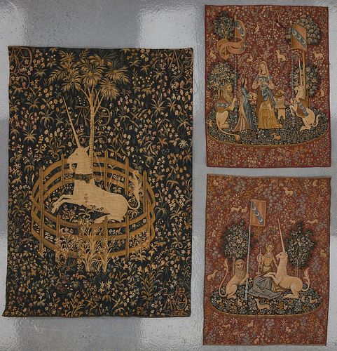 Lot of Five tapestries