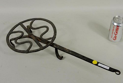 Early Wrought Iron Rotating Trivet