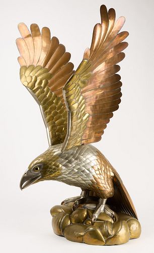 Large Bustamante Eagle Sculpture