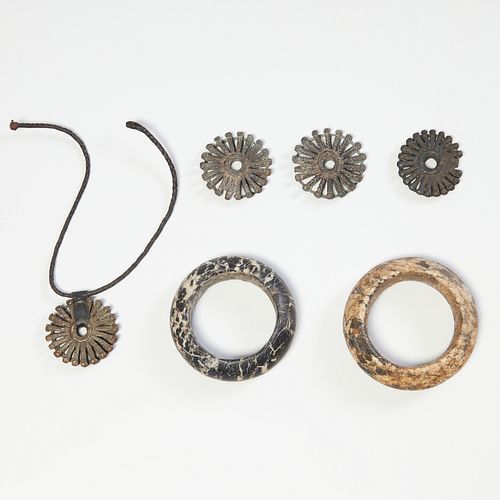 Dogon Peoples, bracelets and pendants