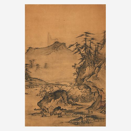 A Song style landscape painting 宋代风格国画