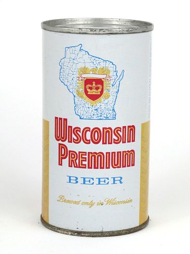 1965 Wisconsin Premium Beer 12oz Flat Top Can 146-23