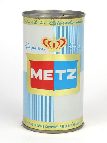 1964 Metz Premium Beer 12oz Flat Top Can 99-14