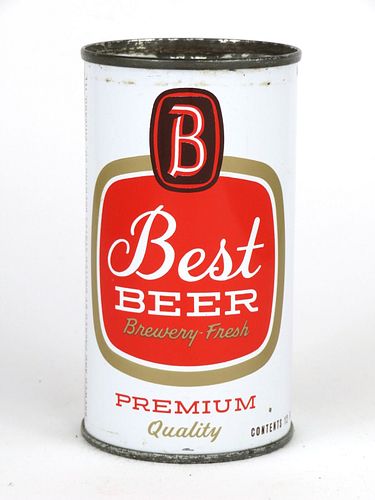 1963 Best Beer 12oz Flat Top Can 36-29