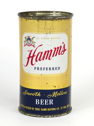 1953 Hamm's Preferred Beer 12oz Flat Top Can 79-20