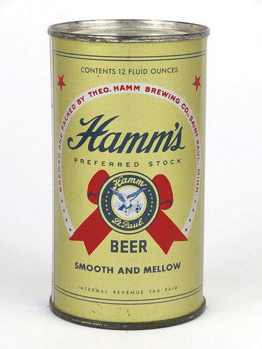 1946 Hamm's Preferred Stock Beer 12oz Flat Top Can 79-18