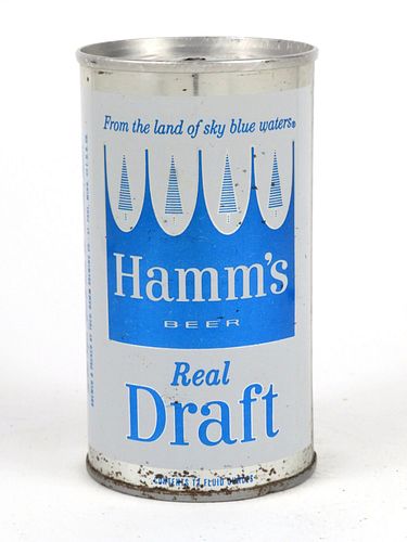 1968 Hamm's Draft Beer 12oz Tab Top Can T73-12v
