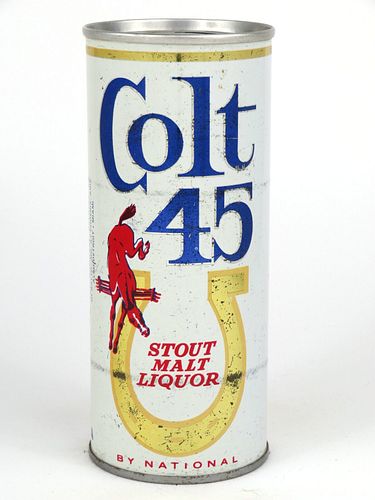 1970 Colt 45 Stout Malt Liquor (NB-311-A) 16oz  One Pint Tab Top Can T147-16