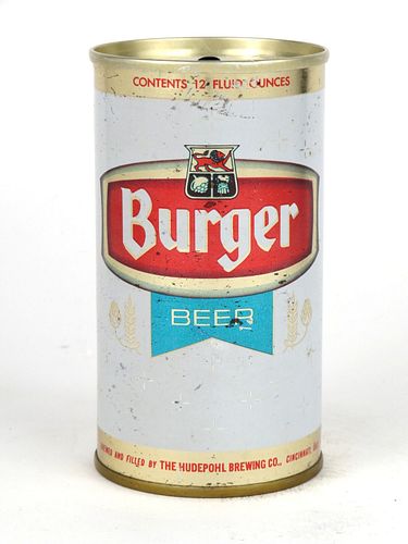 1971 Burger Beer 12oz Tab Top Can T50-38