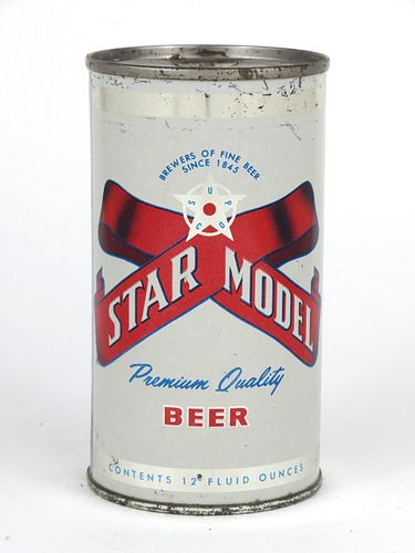 1963 Star Model Beer (Chicago) 12oz Flat Top Can 135-39