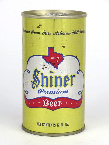 1975 Shiner Beer 12oz Tab Top Can T124-23