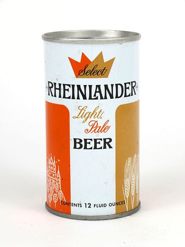 1970 Rheinlander Light Pale Beer 12oz Tab Top Can T115-22