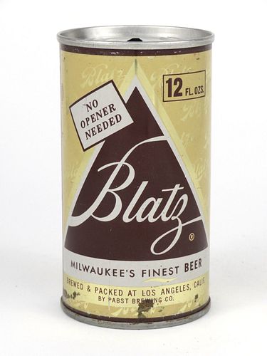 1966 Blatz Beer 12oz Tab Top Can T43-07