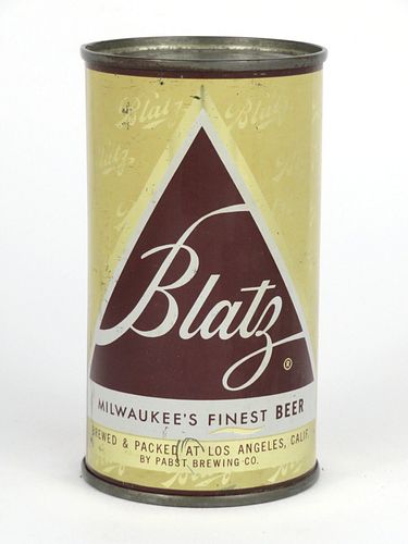 1958 Blatz Beer 12oz Flat Top Can 68-39