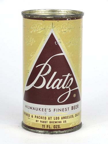 1957 Blatz Beer 11oz Flat Top Can 39-38