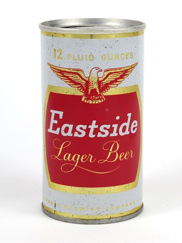 1967 Eastside Lager Beer 12oz Tab Top Can No Ref.