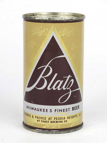 1958 Blatz Beer 12oz Flat Top Can 39-03