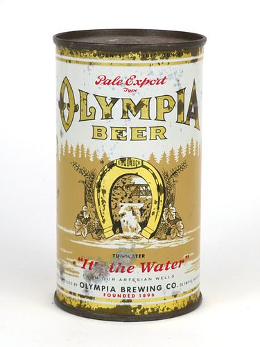 1954 Olympia Beer 12oz Flat Top Can 109-07