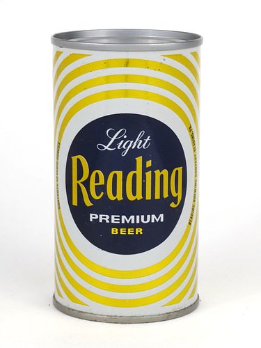 1965 Reading Light Premium Beer 12oz Flat Top Can 119-01