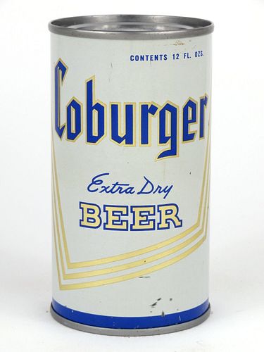 1966 Coburger Extra Dry Beer 12oz Flat Top Can 49-40