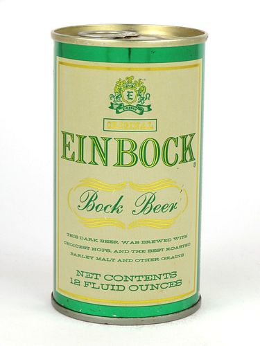 1968 Einbock Bock Beer 12oz Tab Top Can T61-22