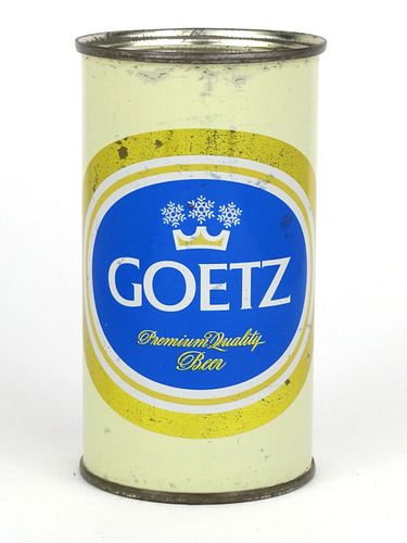 1959 Goetz Beer 12oz Flat Top Can 71-15
