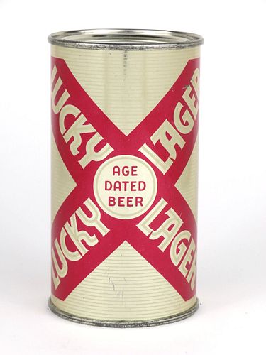 1954 Lucky Lager Beer 12oz Flat Top Can 92-26.1
