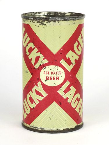 1956 Lucky Lager Beer 12oz Flat Top Can 93-18