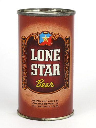 1952 Lone Star Beer 12oz Flat Top Can 92-11