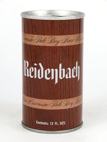 1973 Reidenbach Beer 12oz Tab Top Can T114-34
