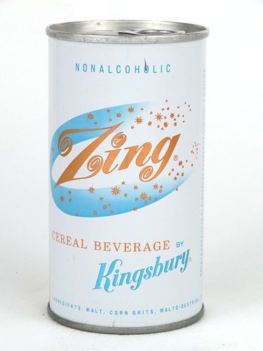 1967 Zing Cereal Beverage 12oz Tab Top Can T136-23