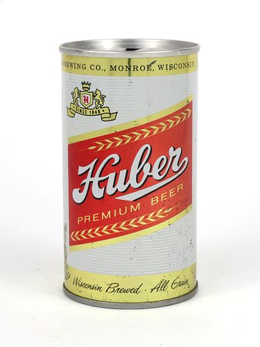 1969 Huber Premium Beer 12oz Tab Top Can 77-29
