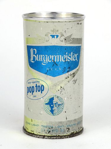 1964 Burgermeister Beer 11oz Tab Top Can T51-20