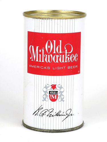 1962 Old Milwaukee Beer 12oz Flat Top Can 107-30