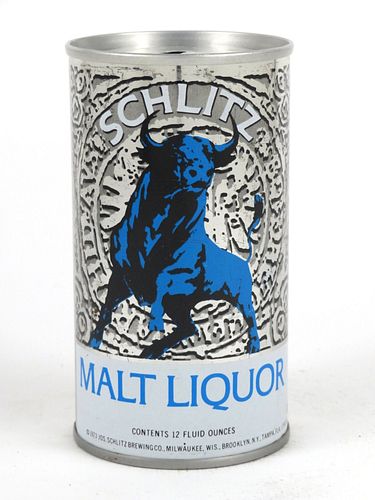 1973 Schlitz Malt Liquor 12oz Tab Top Can T121-27