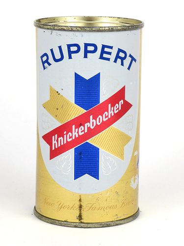 1960 Ruppert Knickerbocker Beer 12oz Flat Top Can 126-22.1