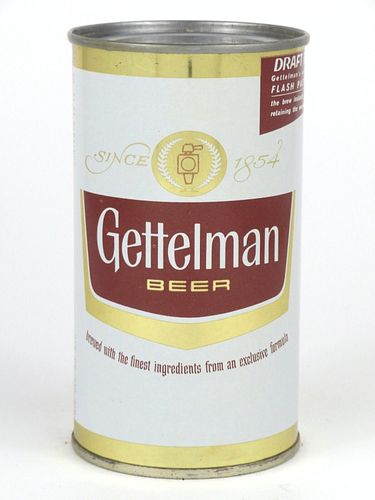 1961 Gettelman Beer 12oz Flat Top Can 69-25