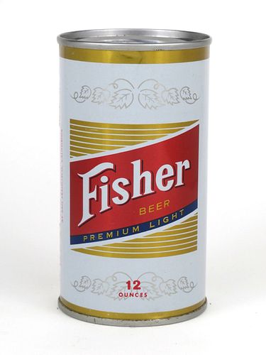 1966 Fisher Beer 12oz Flat Top Can 63-36.2
