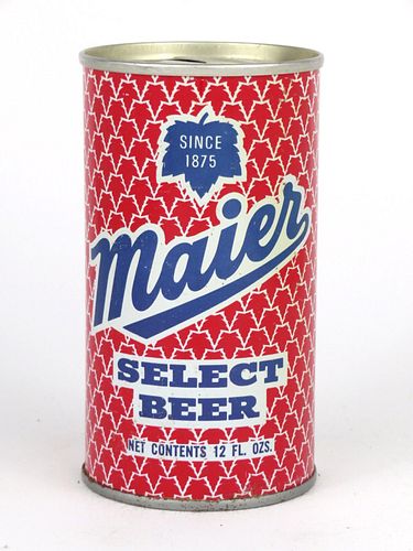 1974 Maier Select Beer 12oz Tab Top Can T91-09