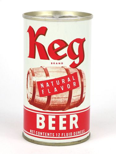 1972 Keg Beer 12oz Tab Top Can T84-22.2
