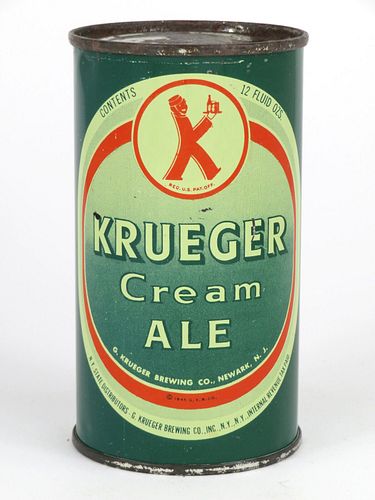 1948 Krueger Cream Ale 12oz Flat Top Can 89-31