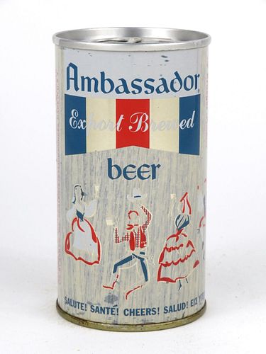 1965 Ambassador Beer 12oz Tab Top Can T33-13