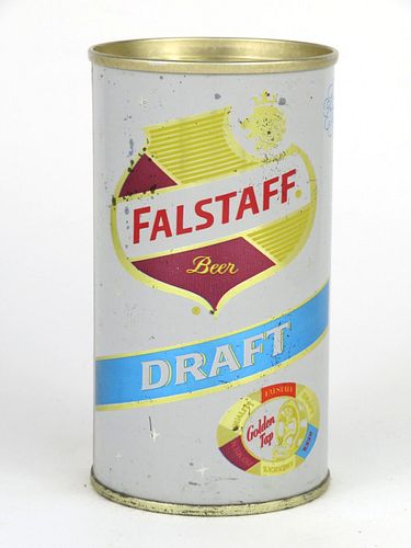 1966 Falstaff Draft Beer 12oz Tab Top Can T64-04