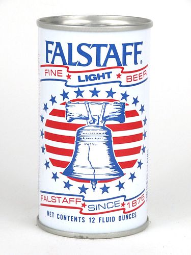 1976 Falstaff Beer (test) Cranston 12oz Tab Top Can T63-17v